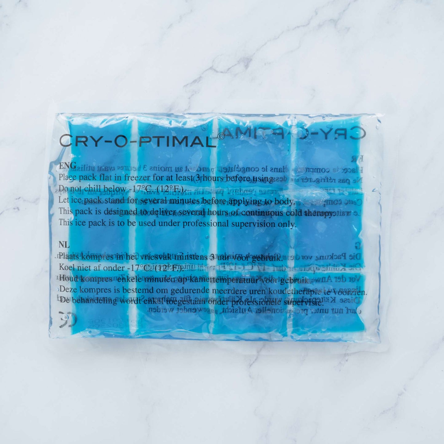 Kit genou pour cryothérapie – inclus 4 packs de froid